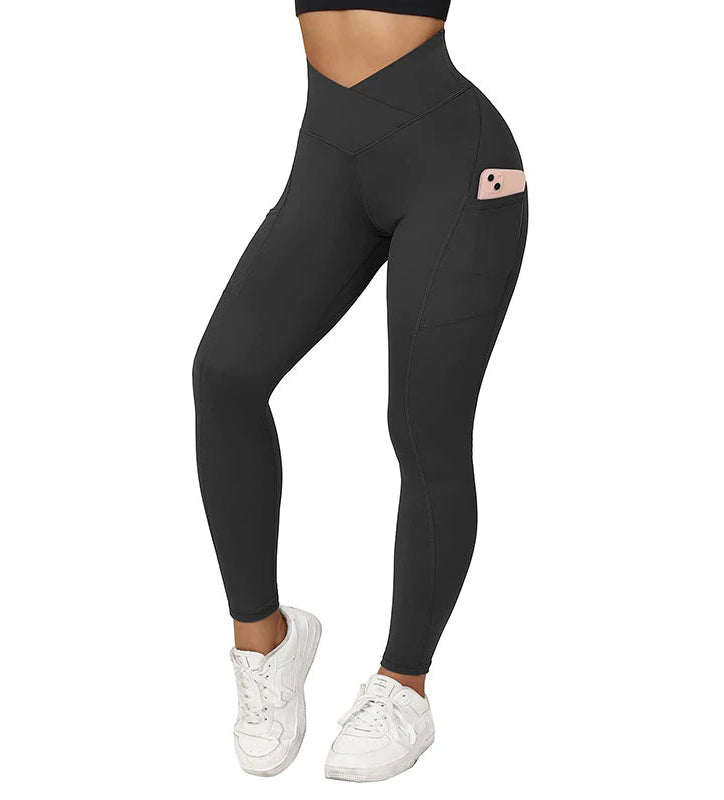 ALONG FIT Flared Leggings-for-Women Capri Yoga Pants with Pockets Crossover  Bootcut High Waisted Tummy Control 20/30 : : Clothing, Shoes 