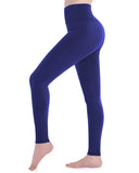 Aoliks Women High Waisted Yoga Leggings Blue