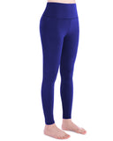 Aoliks Women High Waisted Yoga Leggings Blue