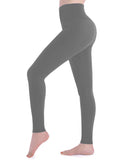Aoliks Women High Waisted Yoga Leggings Grey