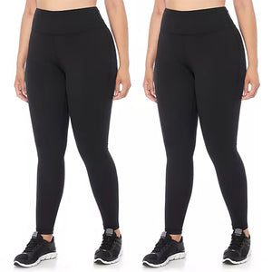 Aoliks 2 Pack Women Plus Size Leggings High Waisted Yoga Pants