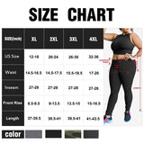 Aoliks Women Plus Size Leggings High Waisted Yoga Pants