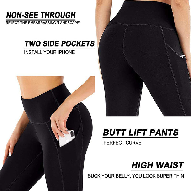 Leggings with Pockets for Women - Gym/Yoga/Running - I-SPY Clothing