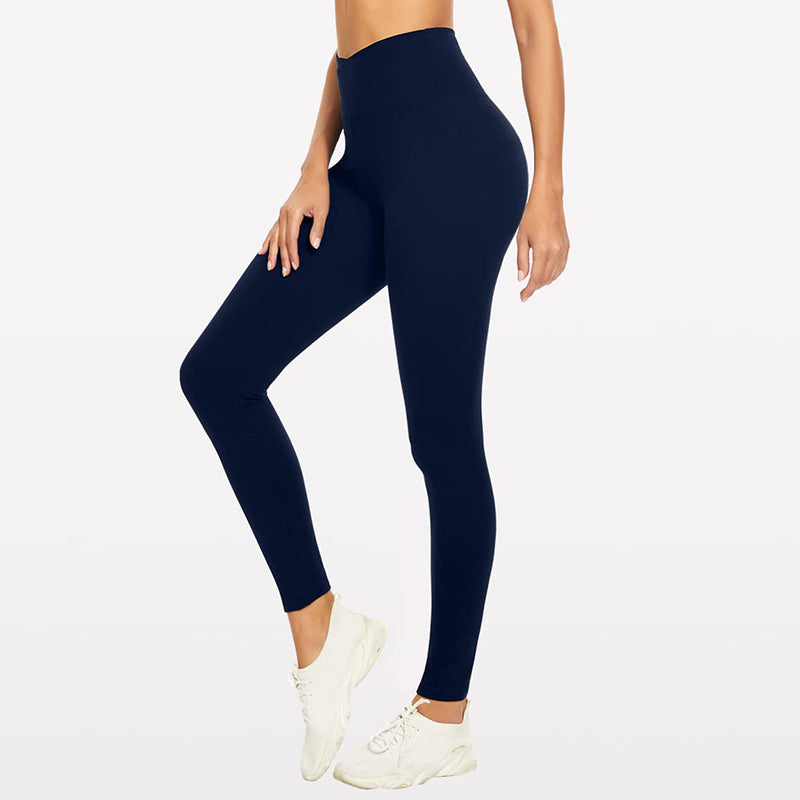 BEST Leggings With Crossover Waist in Black – Max & Addy