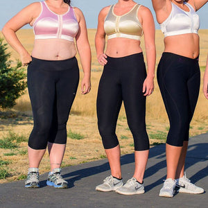 Aoliks 2 Pack Plus Size Womens Capri Leggings Black High Waisted Yoga Pants