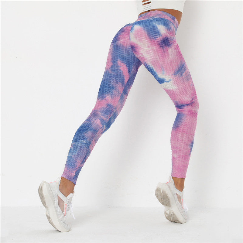 Nike Women's Sportswear Color-block Leggings In Pink/blue | ModeSens